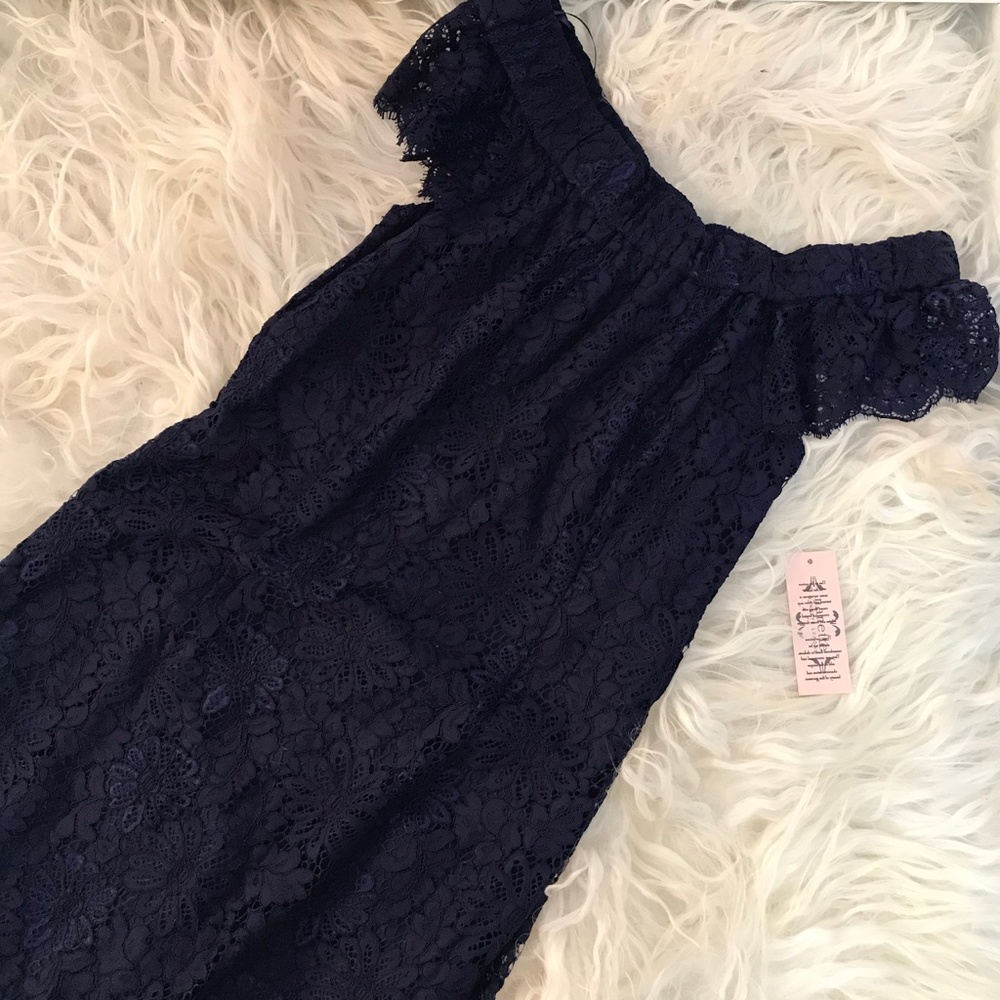 COPY - NANETTE lepore Short Sleeve Off-the-Shoulder Dress - Picture 8 of 8